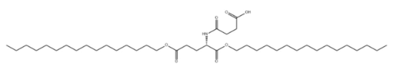 L-Glutamic Acid, N-(3-Carboxy-1-Oxopropyl)-, 1,5-Dihexadecyl Ester