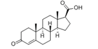 3-氧代-雄甾-4-烯-17beta-羧酸